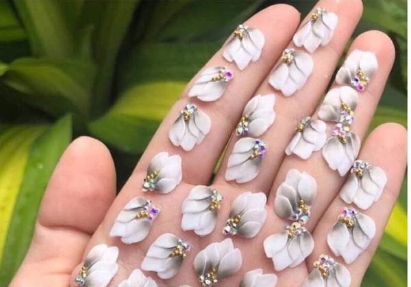 3D acryl handgemaakt bloemen 007 - per stuk