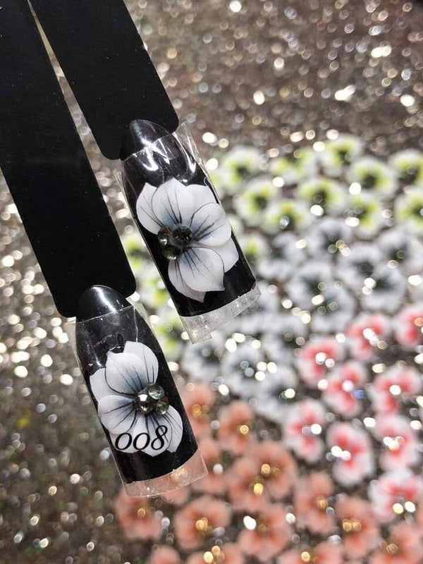 3D acryl handgemaakt bloemen 008 - per stuk