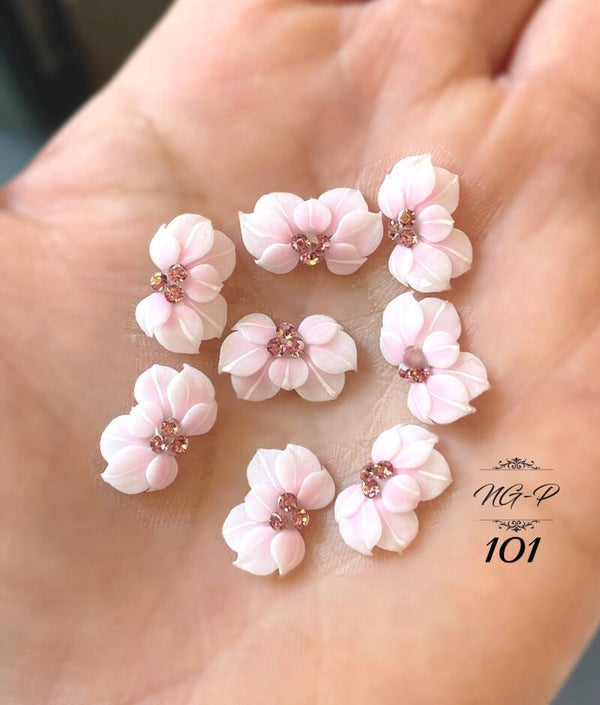 3D acryl handgemaakt bloemen 101 - per stuk