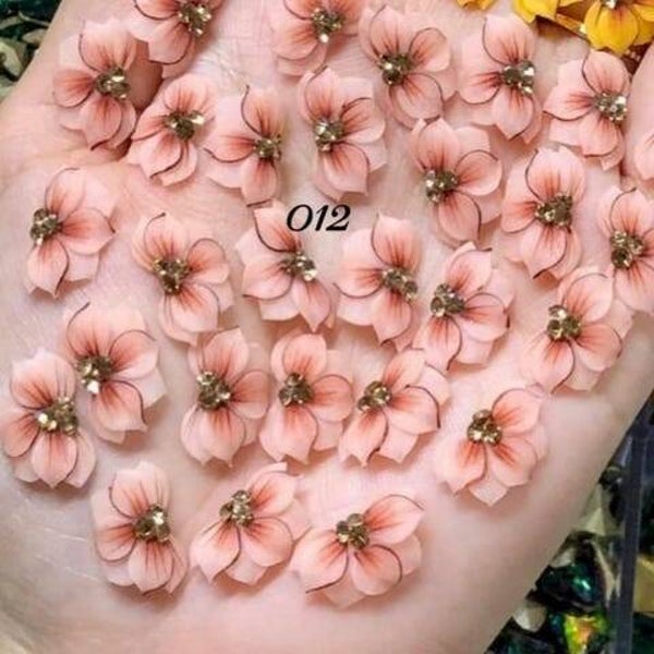 3D acryl handgemaakt bloemen 012 - per stuk