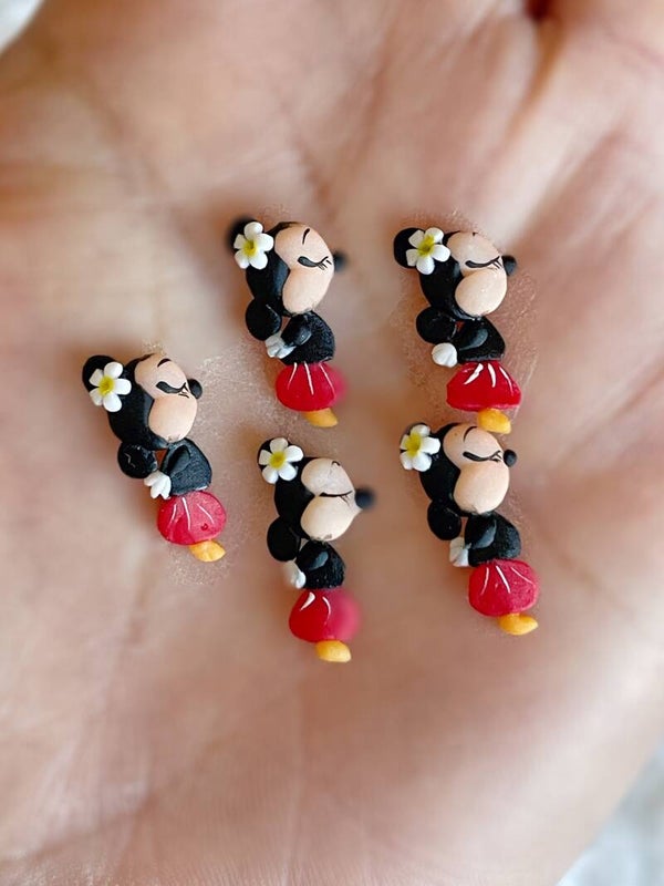 3d acryl handgemaakt Mini mouse - per stuk