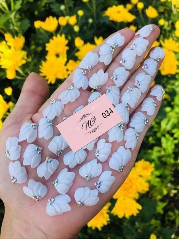 3D acryl handgemaakt bloemen 034 - per stuk