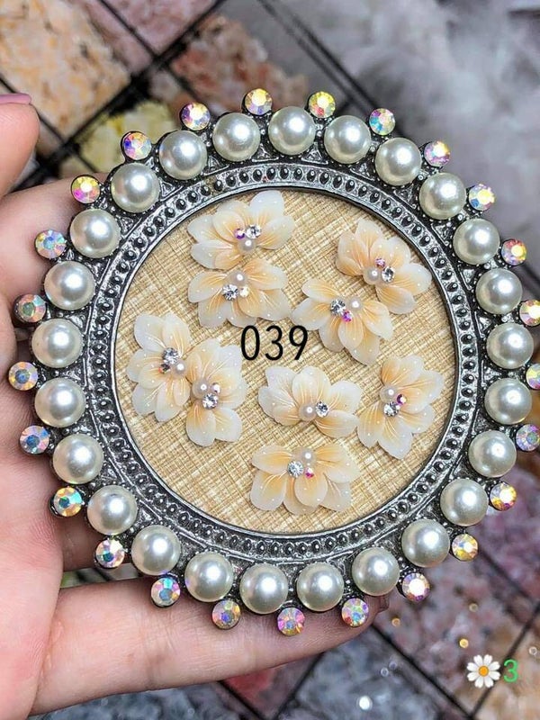 3D acryl handgemaakt bloemen 039 - per stuk