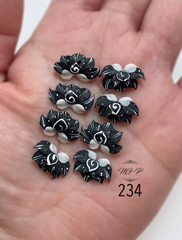 3d acryl handgemaakt bloemen 234 - per stuk