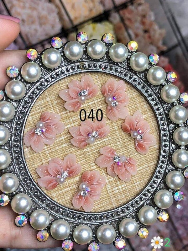 3D acryl handgemaakt bloemen 040 - per stuk