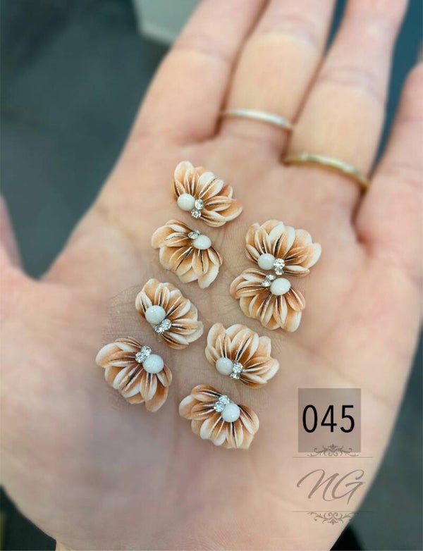 3D acryl handgemaakt bloemen 045 - per stuk