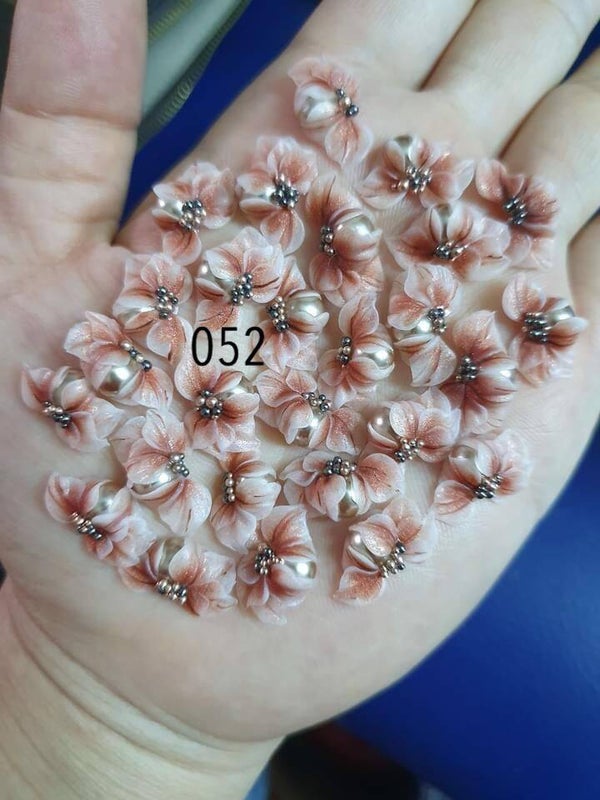 3D acryl handgemaakt bloemen 052 - per stuk