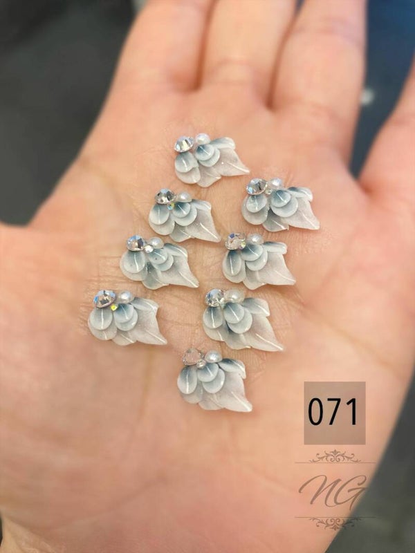 3D acryl handgemaakt bloemen 071 - per stuk