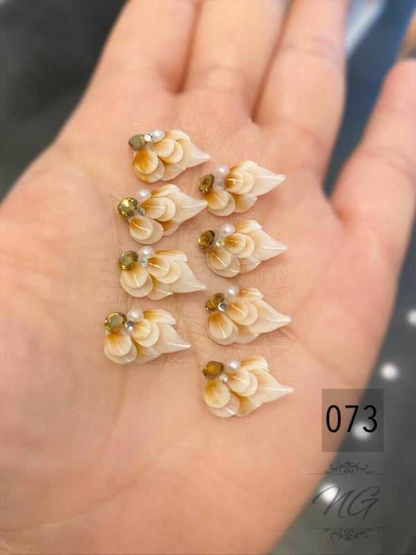 3D acryl handgemaakt bloemen 073 - per stuk