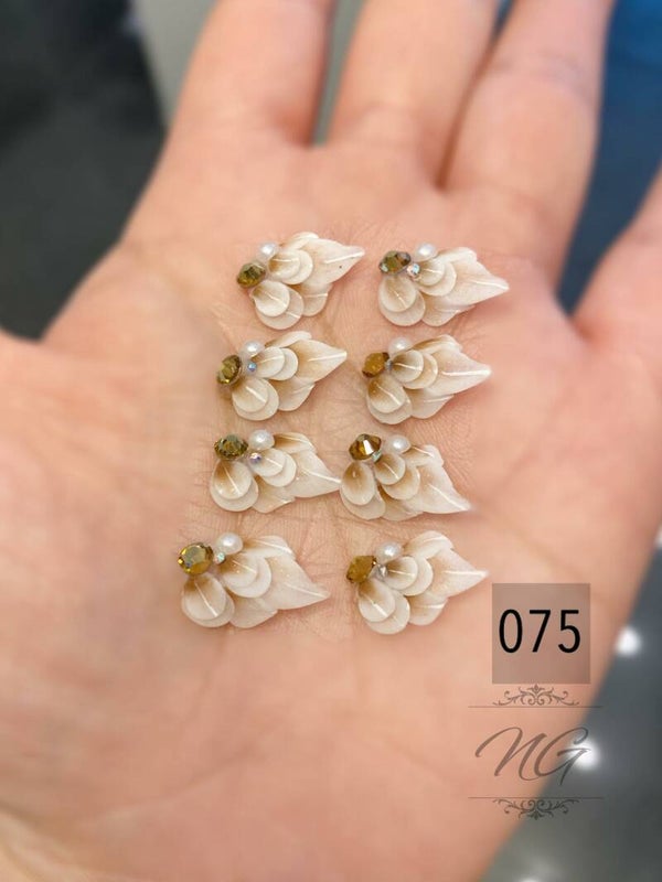 3D acryl handgemaakt bloemen 075 - per stuk