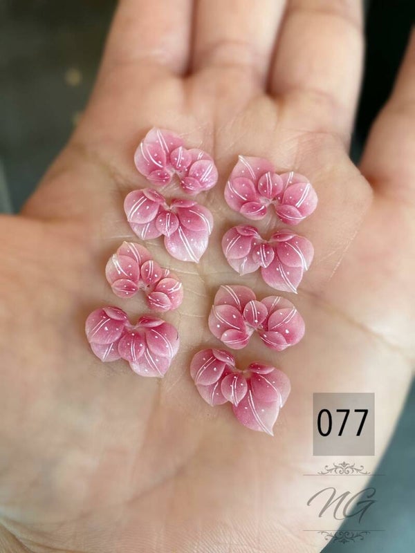 3D acryl handgemaakt bloemen 077 - per stuk