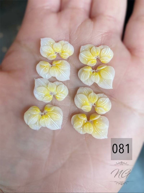 3D acryl handgemaakt bloemen 081 - per stuk