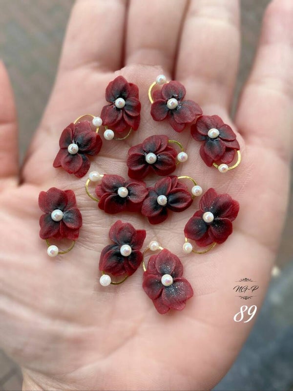 3D acryl handgemaakt bloemen 089 - per stuk