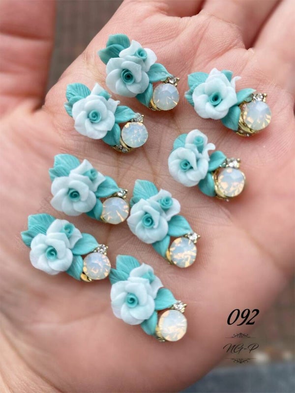 3D acryl handgemaakt bloemen 092 - per stuk