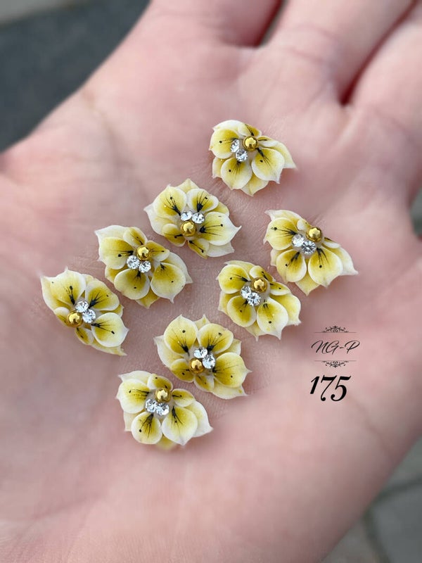 3D acryl handgemaakt bloemen 175 - per stuk