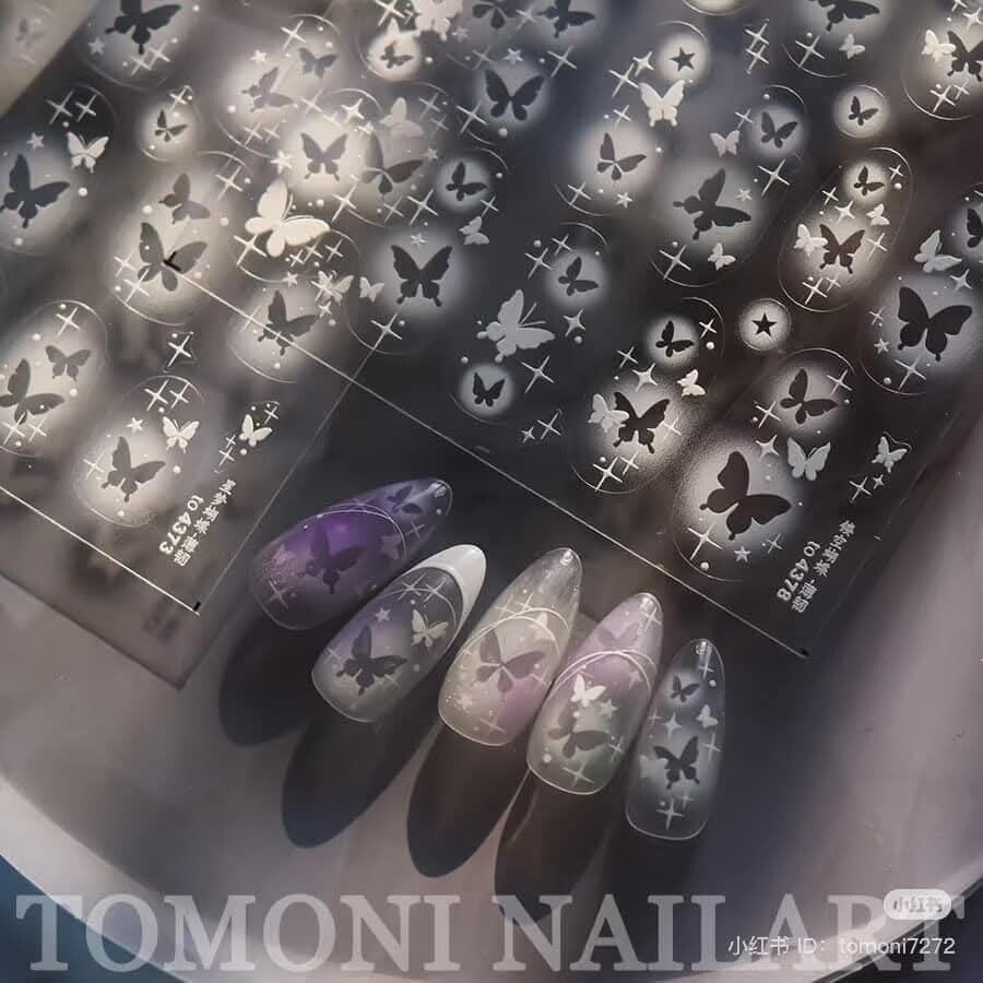 Nailart stickers vlinders 024