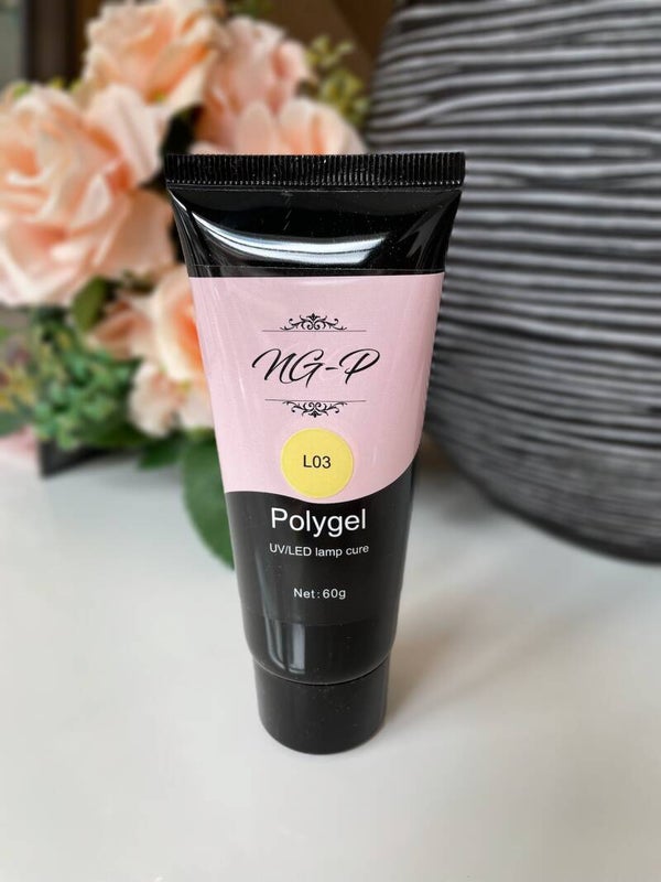 NG-P Polygel Luminous L03 geel GLOW IN THE DARK