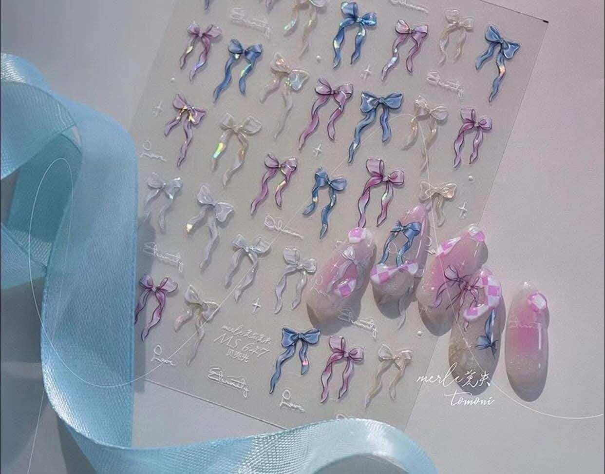 Nailart stickers strikjes 007