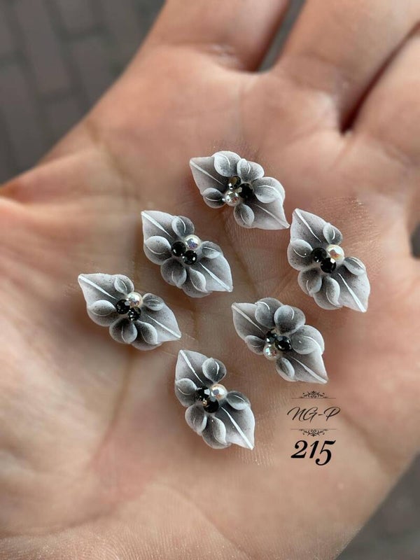 3D acryl handgemaakt bloemen 215 - per stuk