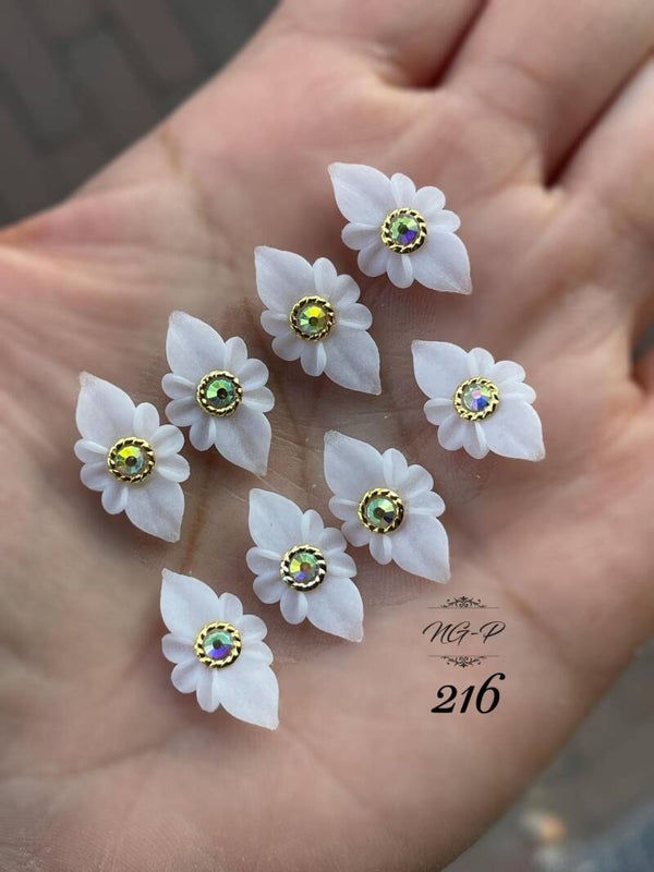 3D acryl handgemaakt bloemen 216 - per stuk