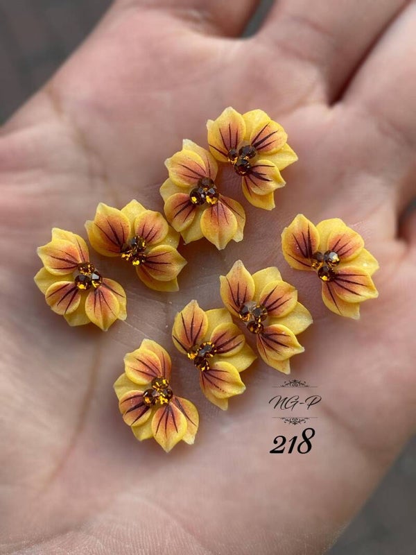 3D acryl handgemaakt bloemen 218 - per stuk