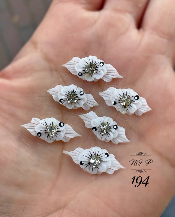 3D acryl handgemaakt bloemen 194 - per stuk