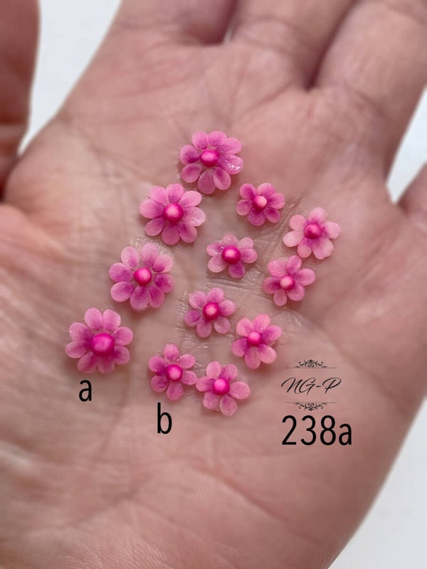 3d acryl handgemaakt bloemen 238a - per stuk