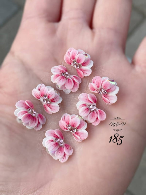 3D acryl handgemaakt bloemen 185 - per stuk