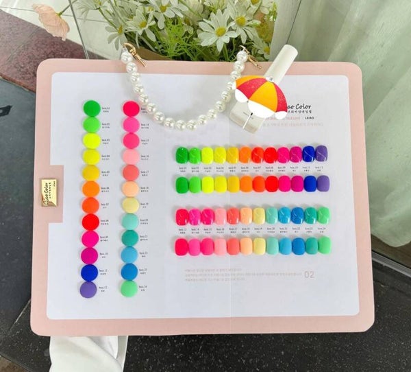 Leiao neon collectie 24 kleuren (VOORRAAD BEPERKT)