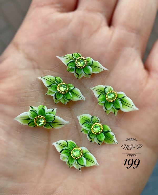 3D acryl handgemaakt bloemen 199 - per stuk