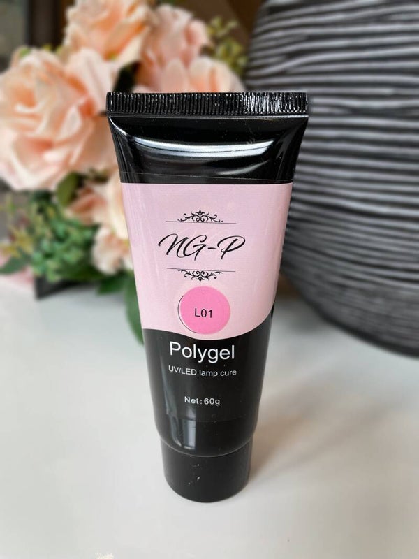 NG-P Polygel LuminousL01 pink GLOW IN THE DARK
