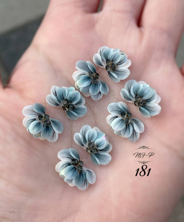 3D acryl handgemaakt bloemen 181 - per stuk