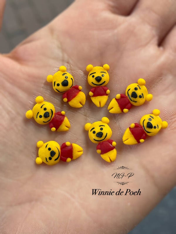 3d acryl handgemaakt Winnie de Poeh - per stuk