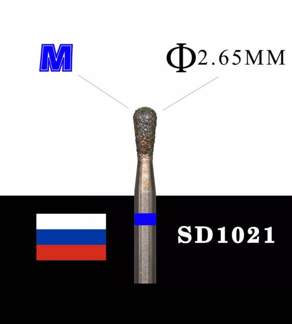 Manicure bit diamanten 2,65mm