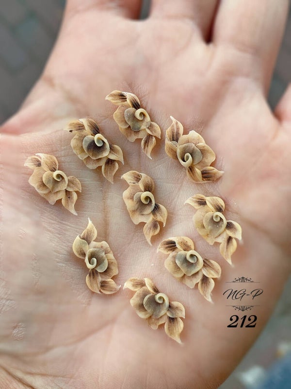 3d acryl handgemaakt bloemen 212 -per stuk