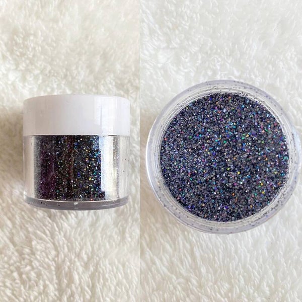 Nailart glitters 008 blauw zwart galaxy 0,1mm