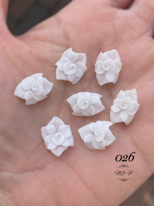 3D acryl handgemaakt bloemen 026 - per stuk