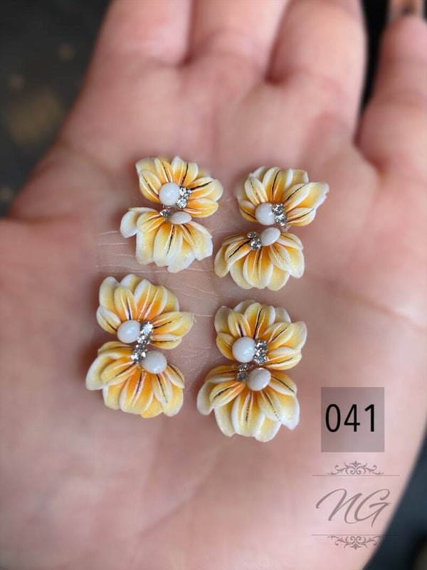 3D acryl handgemaakt bloemen 041 - per stuk