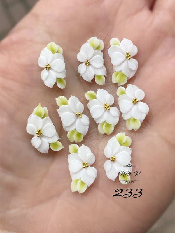 3D acryl handgemaakt bloemen 233 - per stuk