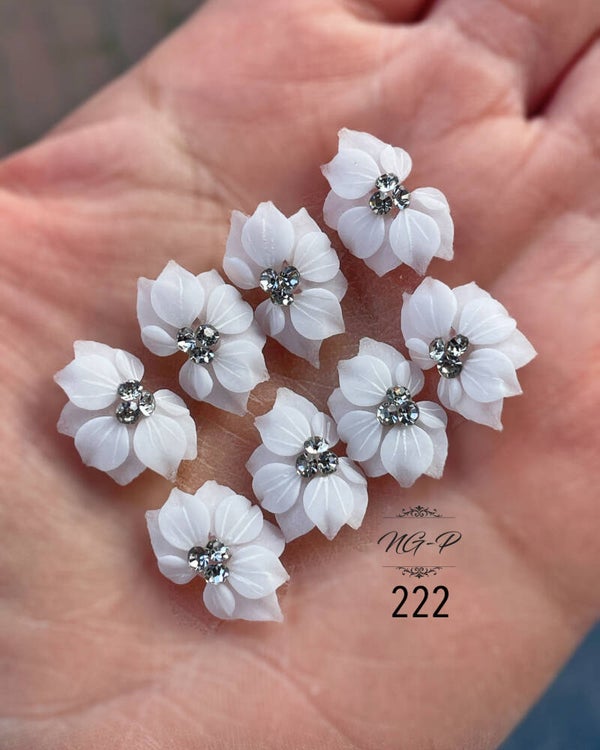 3d acryl handgemaakt bloemen 222 - per stuk
