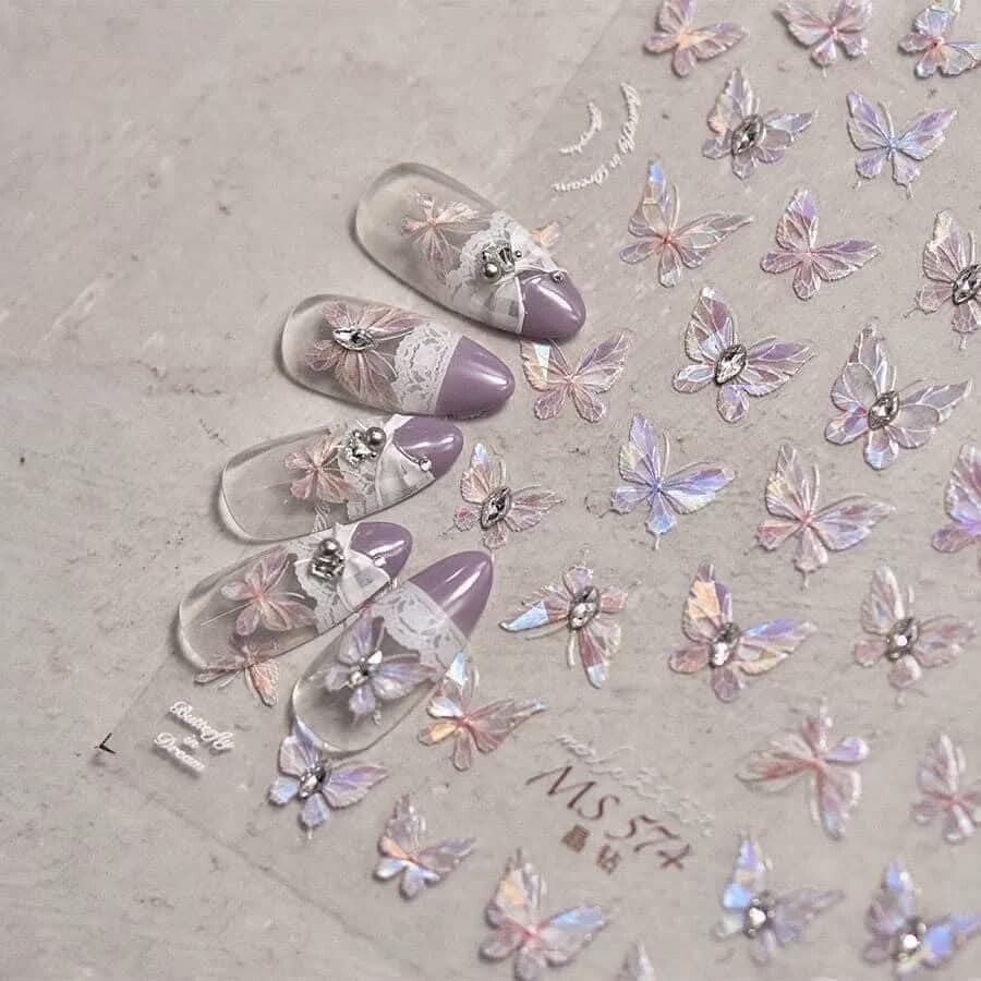 Nailart stickers vlinders 025