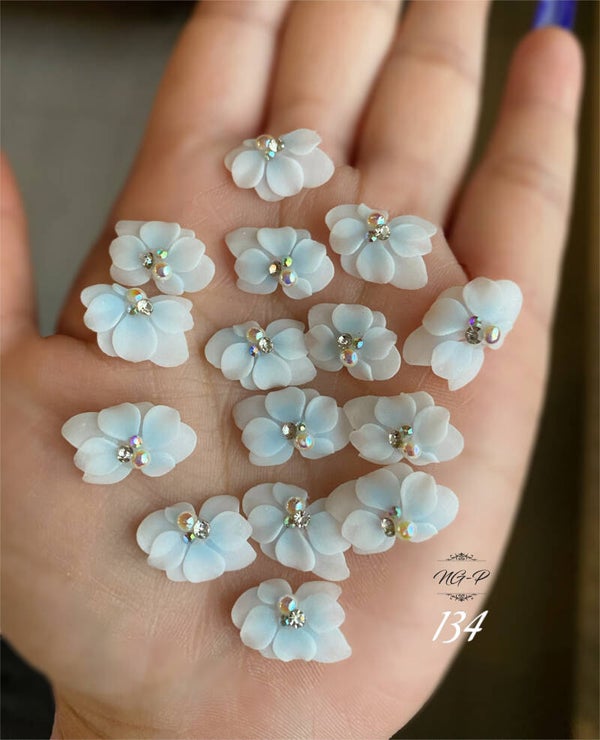 3D acryl handgemaakte bloemen 134 - per stuk