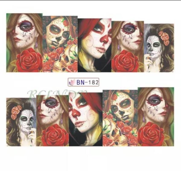 Water decal stickers ladies 009