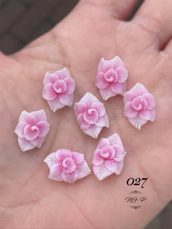3D acryl handgemaakt bloemen 027 - per stuk