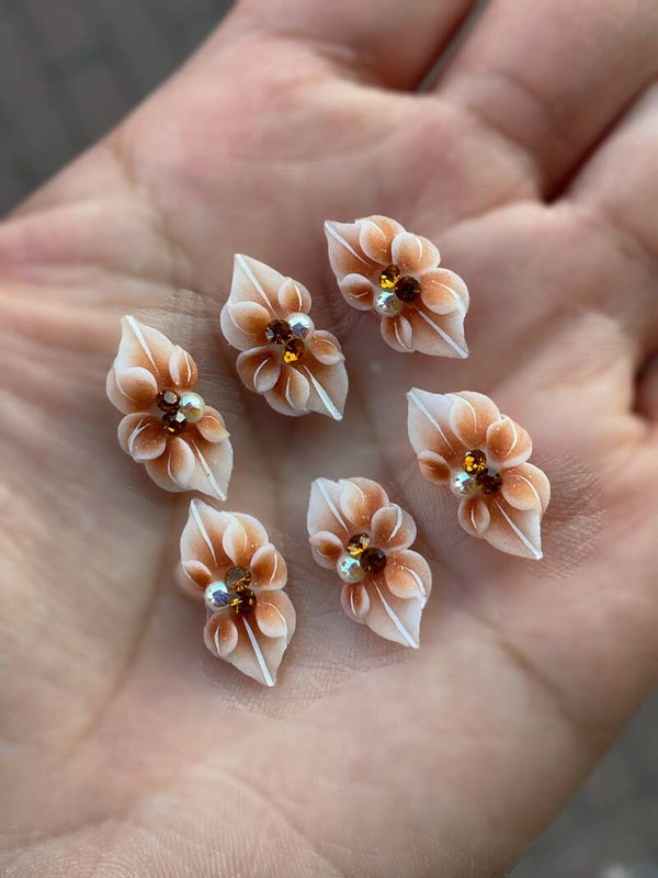 3D acryl handgemaakt bloemen ACTIE - per 5 stuks