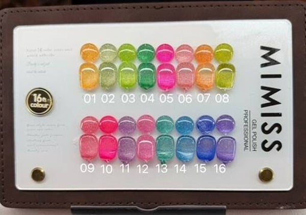 MIMISS NAIL neon glitter gel 015