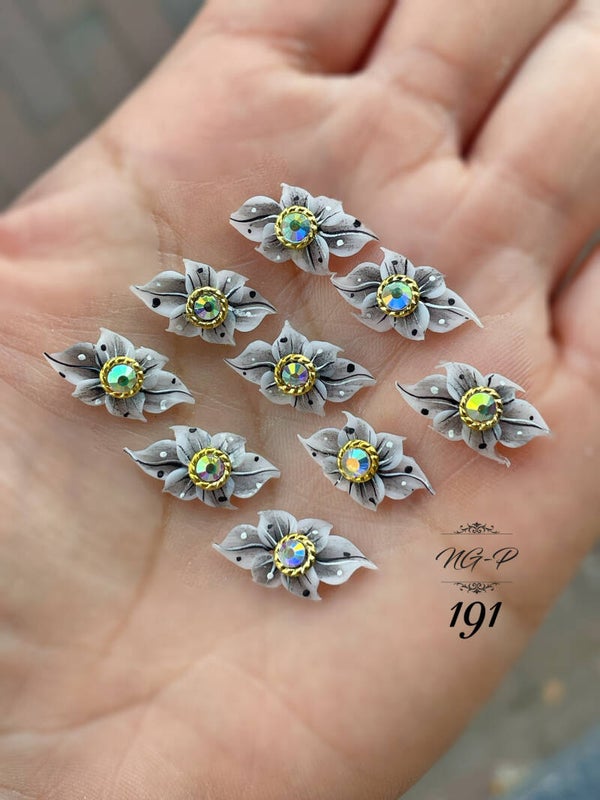 3D acryl handgemaakt bloemen 191 - per stuk