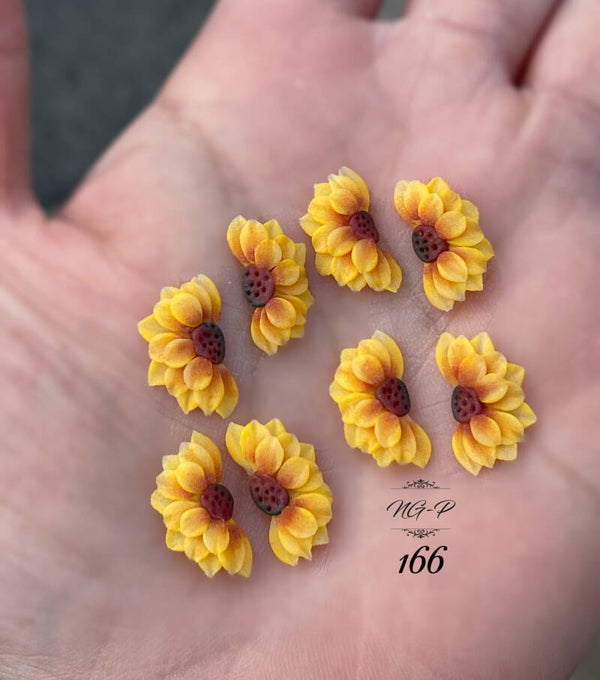 3D acryl handgemaakt bloemen 166 - per stuk