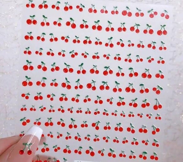 Nailart stickers cherry