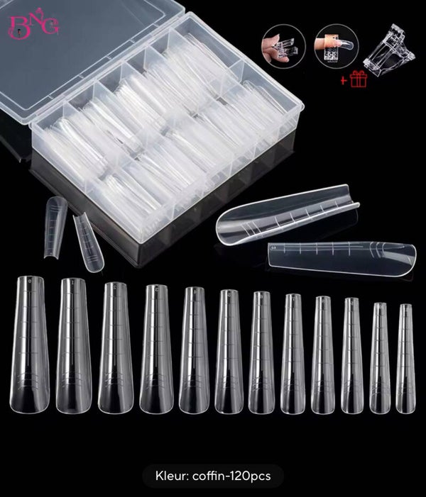 Dual vorm Coffin XL doos 120 stuks met clipje